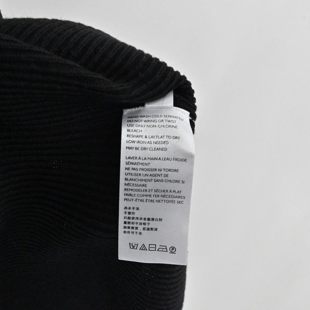 Free People Ribbed Knit Midi Skirt Womens Size M Black Stretch Minimalist Cotton - Picture 7 of 13